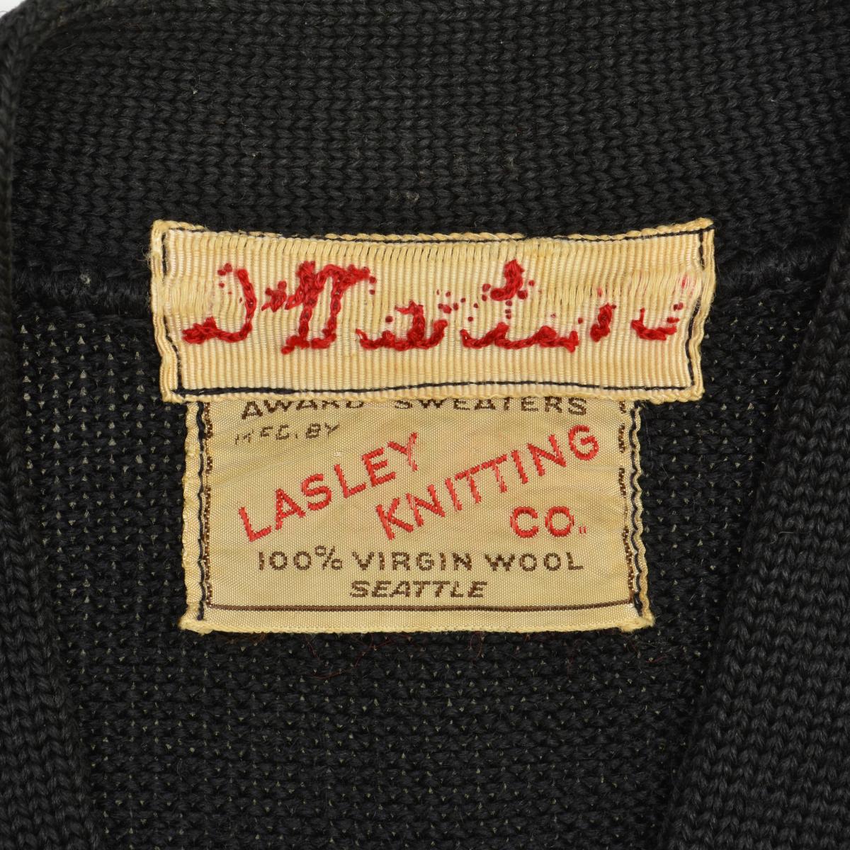 ブランド古着】LASLEY KNITTING CO. 50s～ レタードニット 長袖