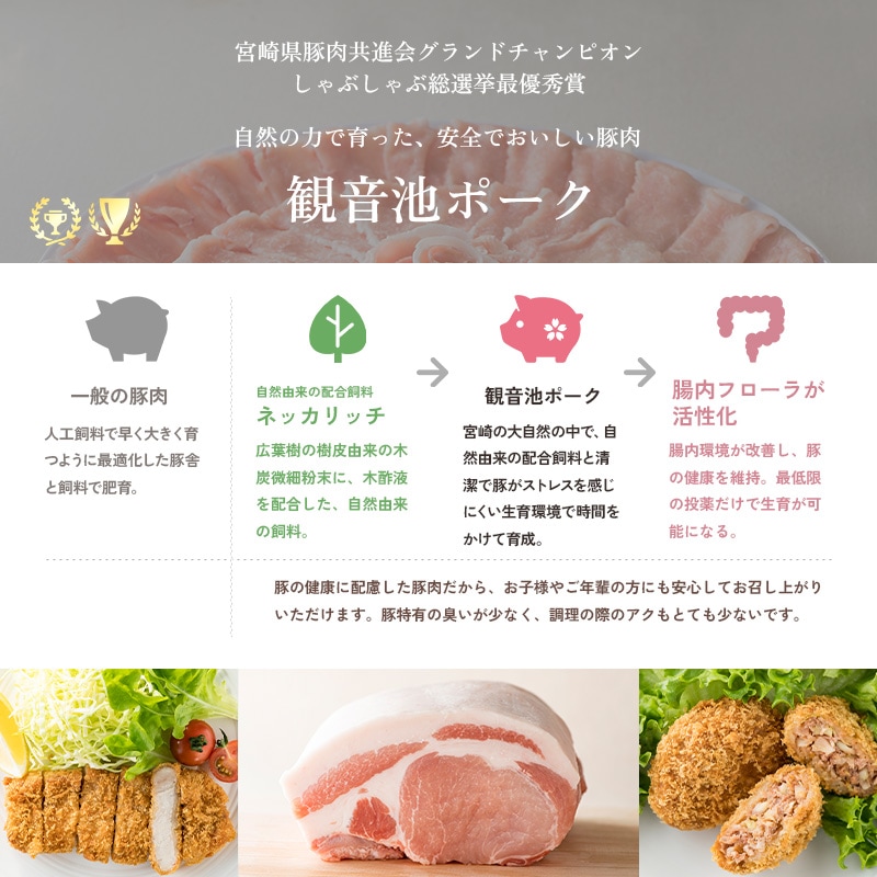 お中元やお歳暮、新生活に最適なギフトセット。観音池ポークの人気商品