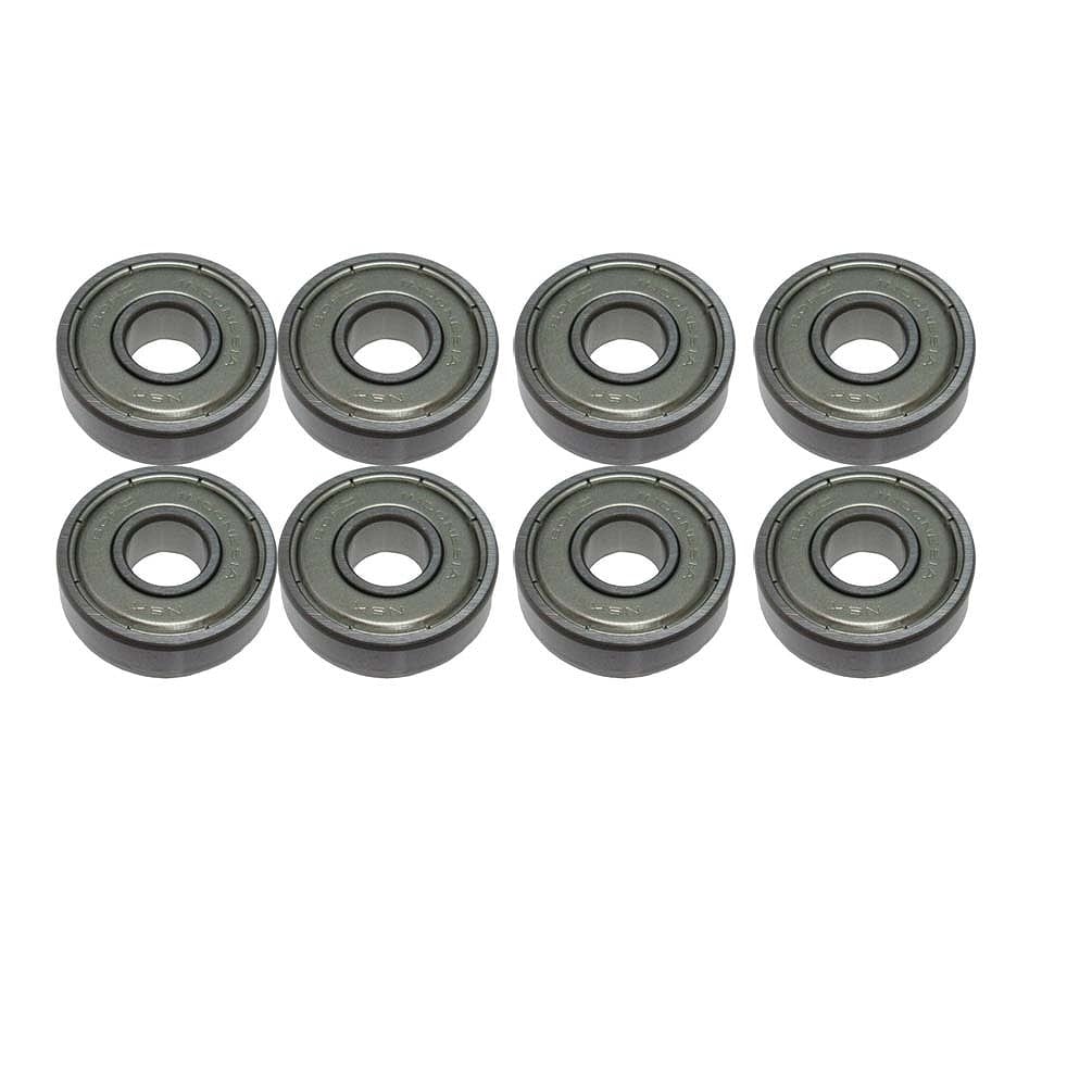 8個 NSK 608ZZ 外径22,内径8,幅7mm スケボー用 ベアリング スチール製