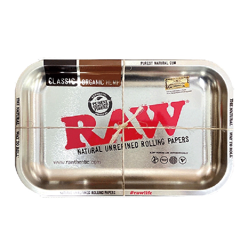 RAW（ロウ）・メタルトレー・シルバー・スモール｜世界のたばこ通販