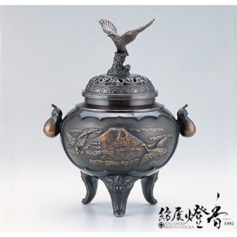 香炉/香器『高岡銅器【夢香炉】銅製/正晴作』竹中銅器 | 全ての