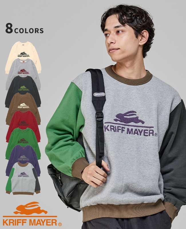 クリフメイヤー[公式] サガラ刺繍裏起毛クルー(ロゴ) 2523103 | MENS