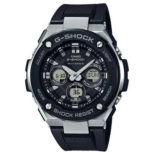 カシオGショックGスチール ミドルサイズ電波ソーラー腕時計 G-STEEL