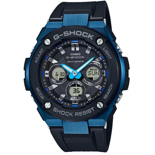 カシオGショックGスチール電波ソーラー腕時計 G-STEEL GST-W300G-1A2JF