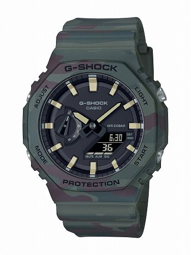 カシオGショック GAE-2100WE-3AJR メンズ 替えバンド・ベゼル付き