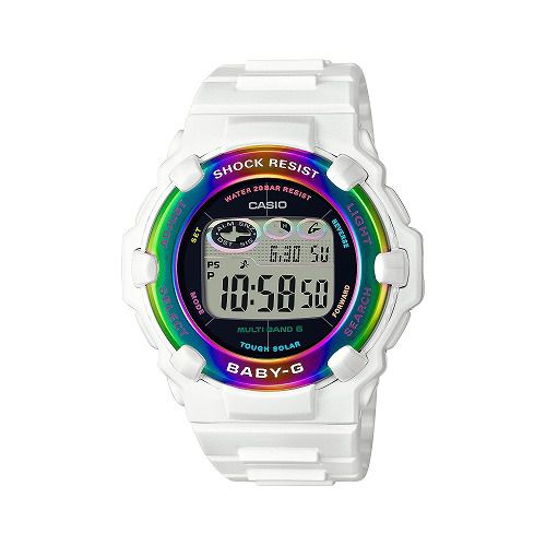 2022年イルカ・クジラ CASIO BABY-G ソーラー電波腕時計 BGR-3000UK-7JR