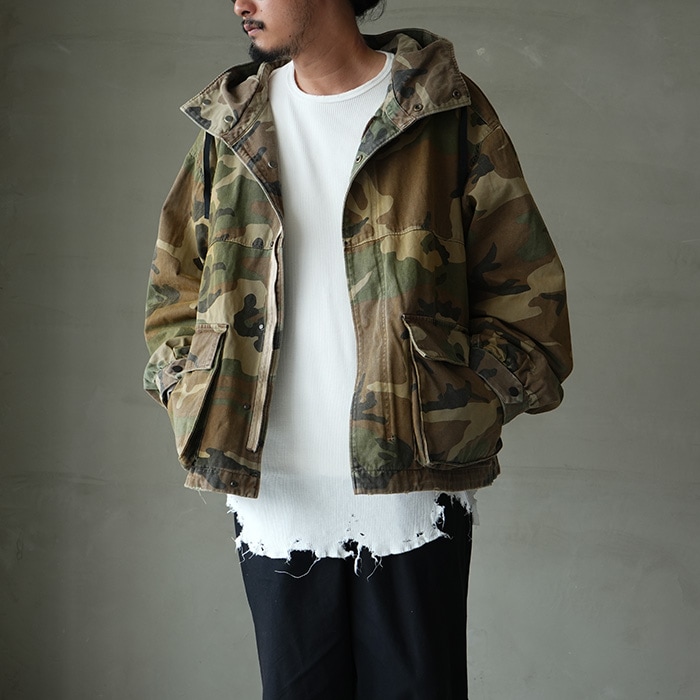 7/12 11:00販売開始】(anc-sh64) / ANCELLM (アンセルム) /CAMO ZIPUP
