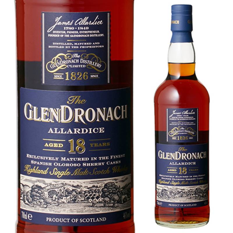 グレンドロナック 18年 46度 700ml ハイランド シングルモルト