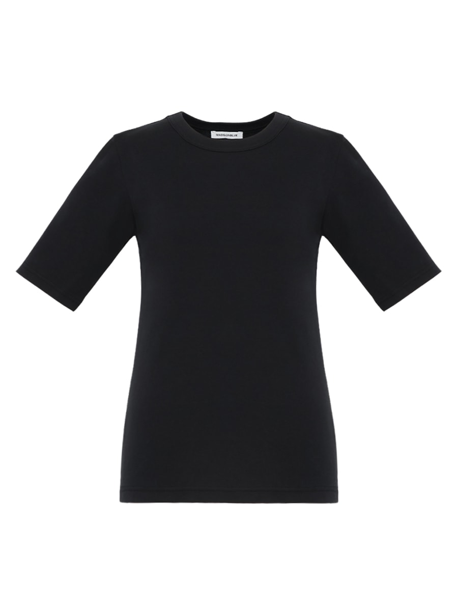 CREW NECK H/S TEE | CUT&SEWN | MADISONBLUE