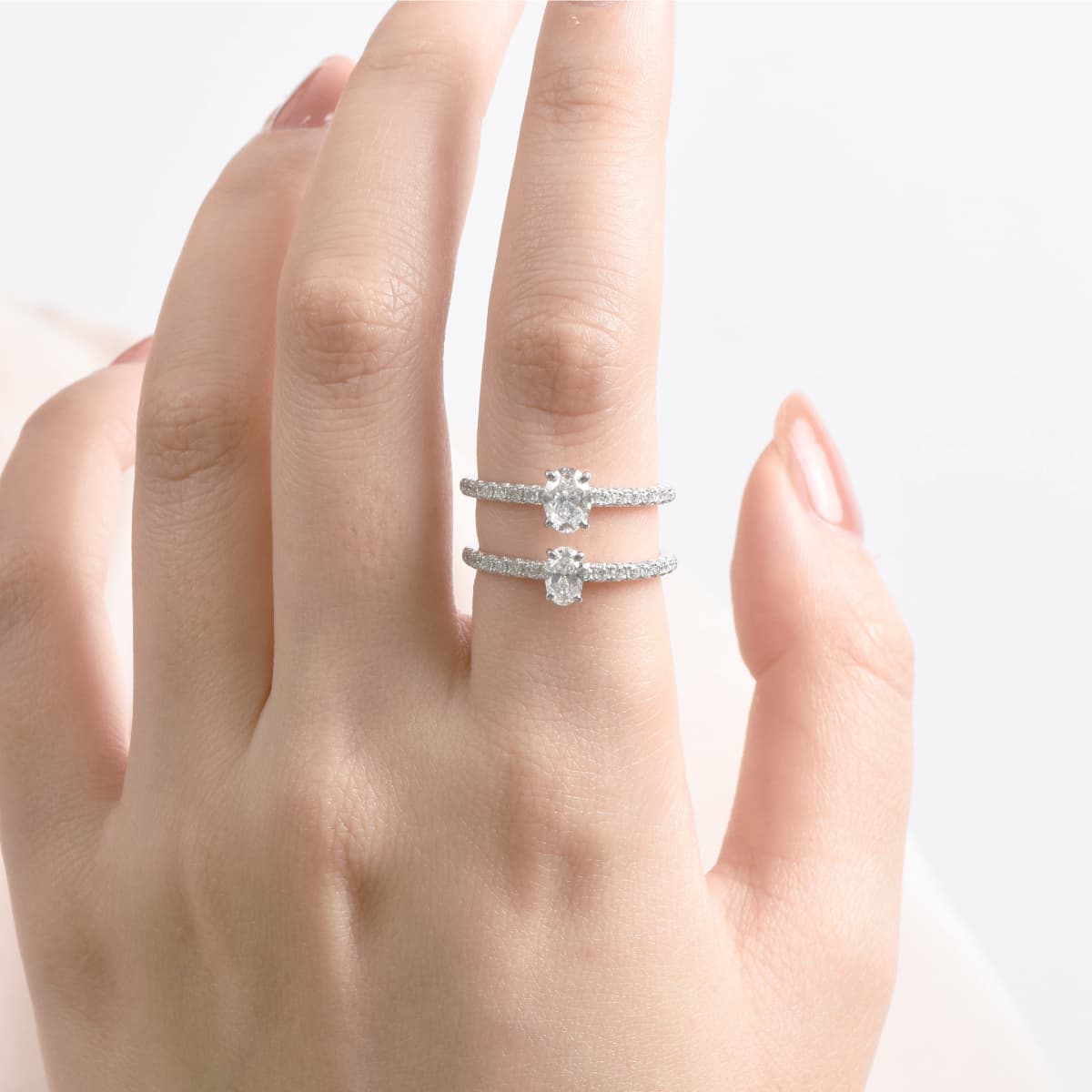 ルガ GIA ダイヤモンド リング オーバルカット 0.3ct /s0429da
