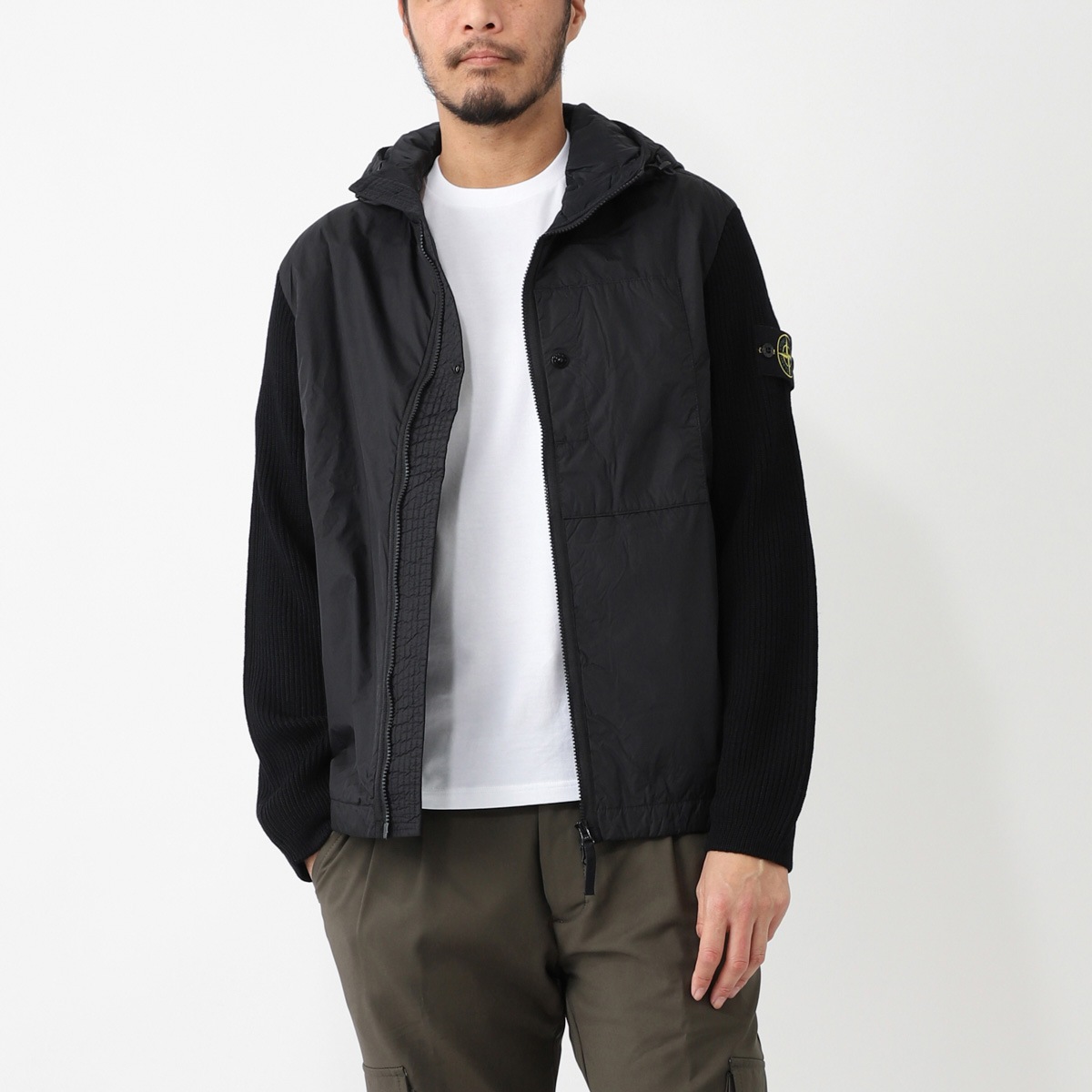 アウトレット】STONE ISLAND ストーンアイランド 中綿入り ジップ