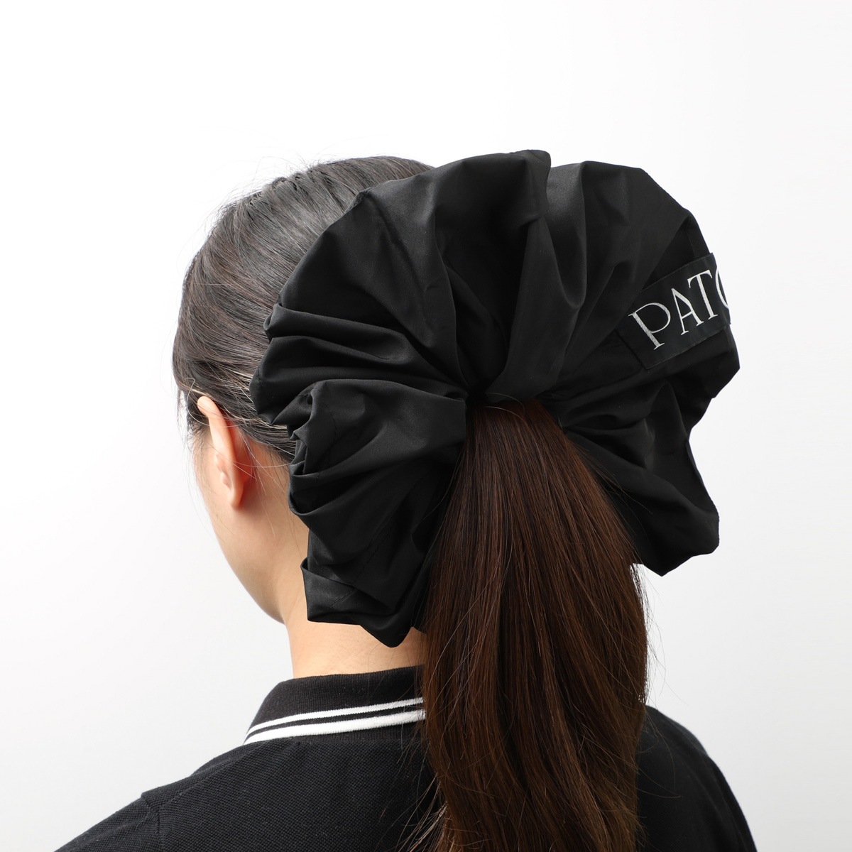 Patou パトゥ シュシュ/ヘアゴム/LARGE PATOU SCRUNCHIE IN RECYCLED