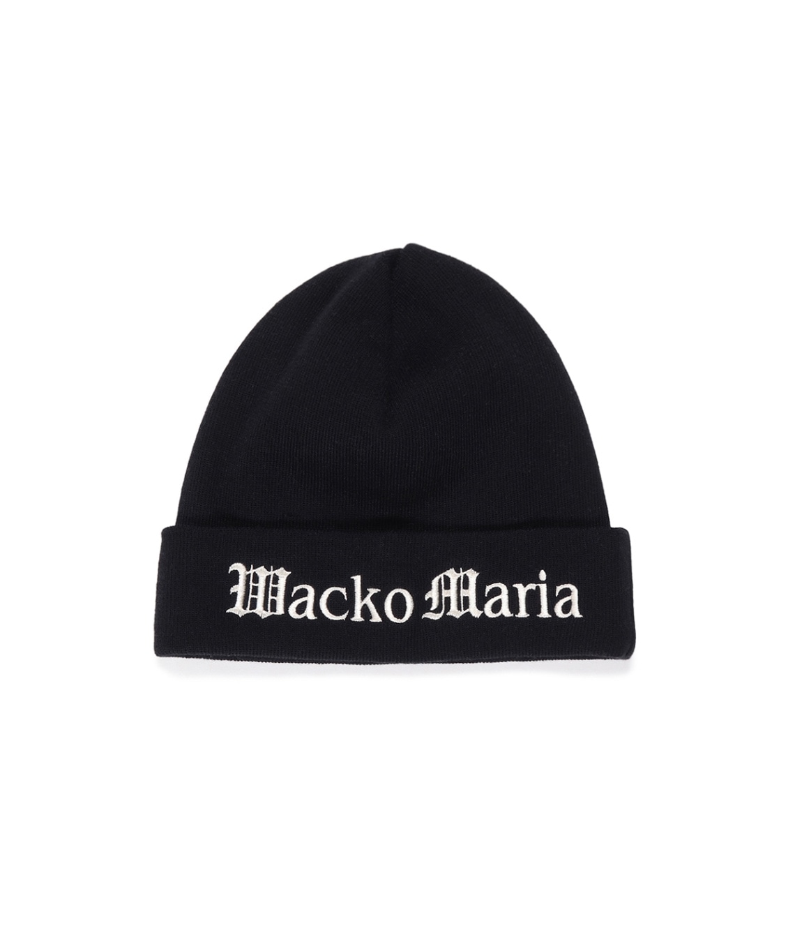 KNIT WATCH CAP (TYPE-2)【BLACK】｜WACKO MARIA｜MELTING POT（正規