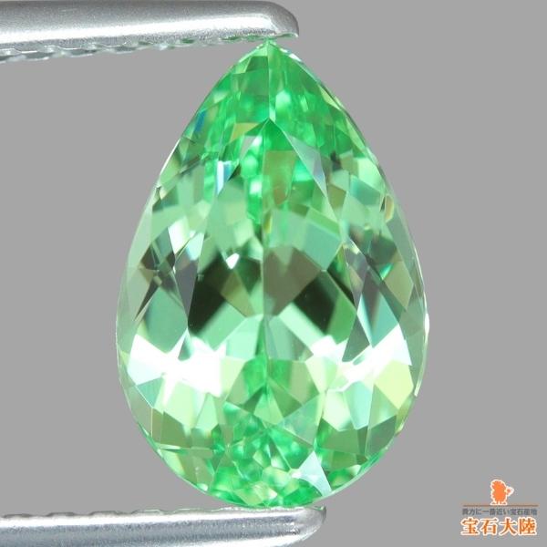 天然ミントガーネット 2.00ct 【極上の煌めき】 UV蛍光 タンザニア