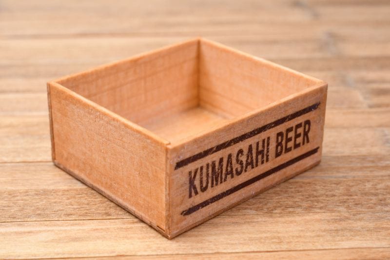 ミニチュア「木箱(A)」 (1/12スケール) 作家：Hungry Kumako [品番