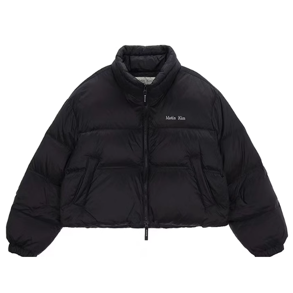 MATIN KIM ダウンジャケット 23F/W HIGH NECK CLASSIC CROP PUFFER