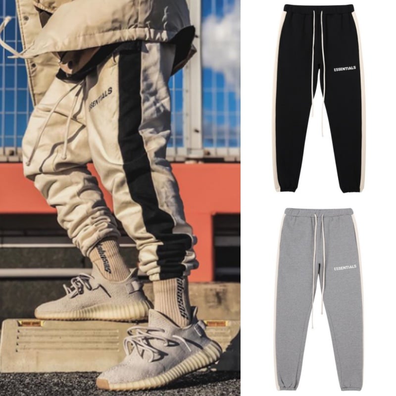 FOG] Fear Of God Essentials サイドストライプ スウェットパンツ Side