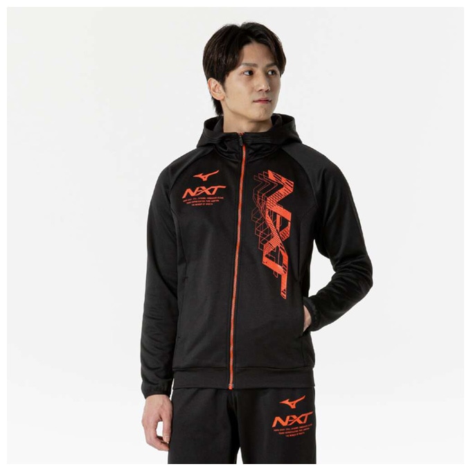 MIZUNO（ミズノ）限定 N-XT 裏起毛スウェットフーディ パンツ上下
