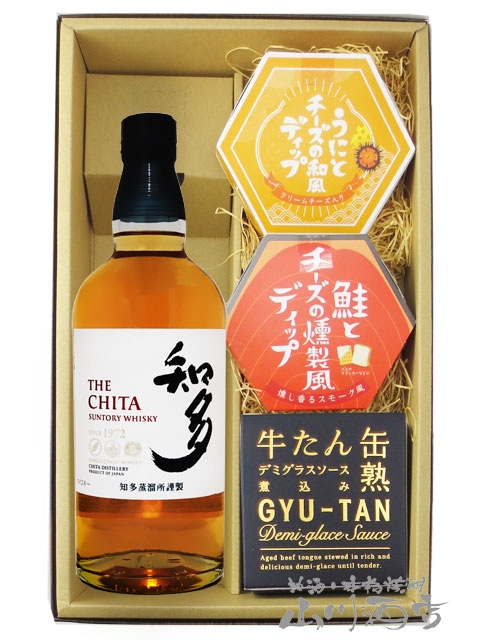 サントリーウィスキー 知多 700ml＋ 人気のディップソース2種と缶詰