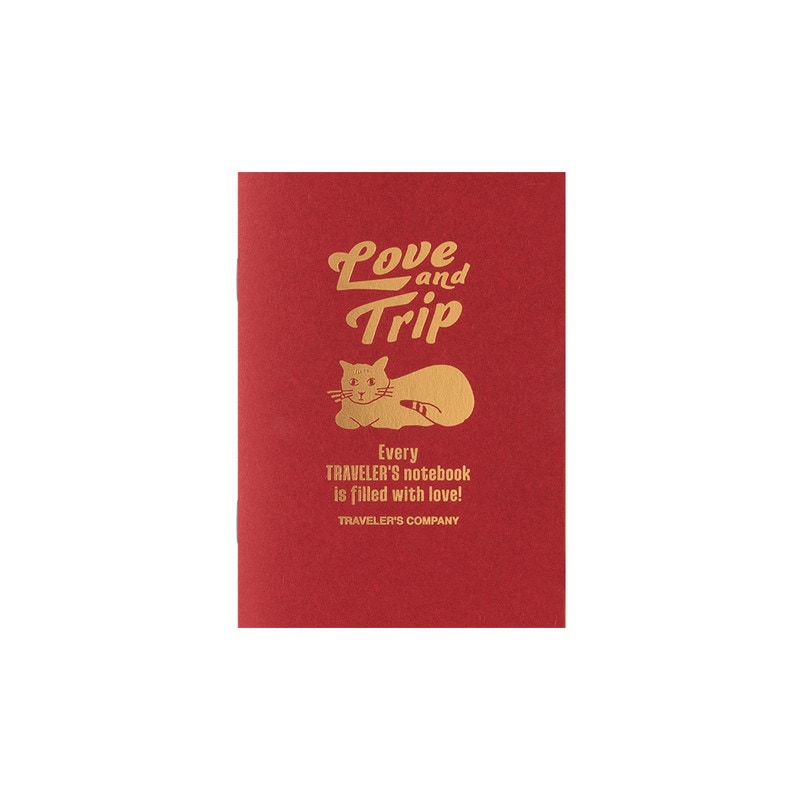トラベラーズノート パスポートサイズ リフィル 限定 LOVE AND TRIP