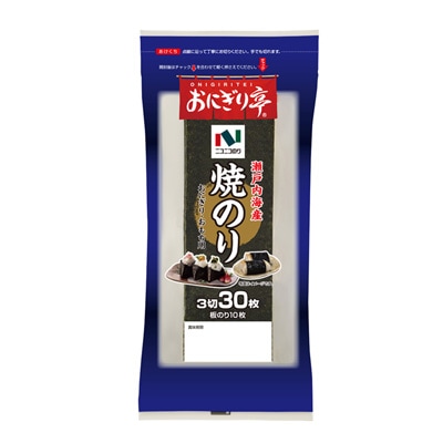 瀬戸内海産焼のり3切30枚 | 焼のり,おにぎり亭シリーズ | ニコニコ