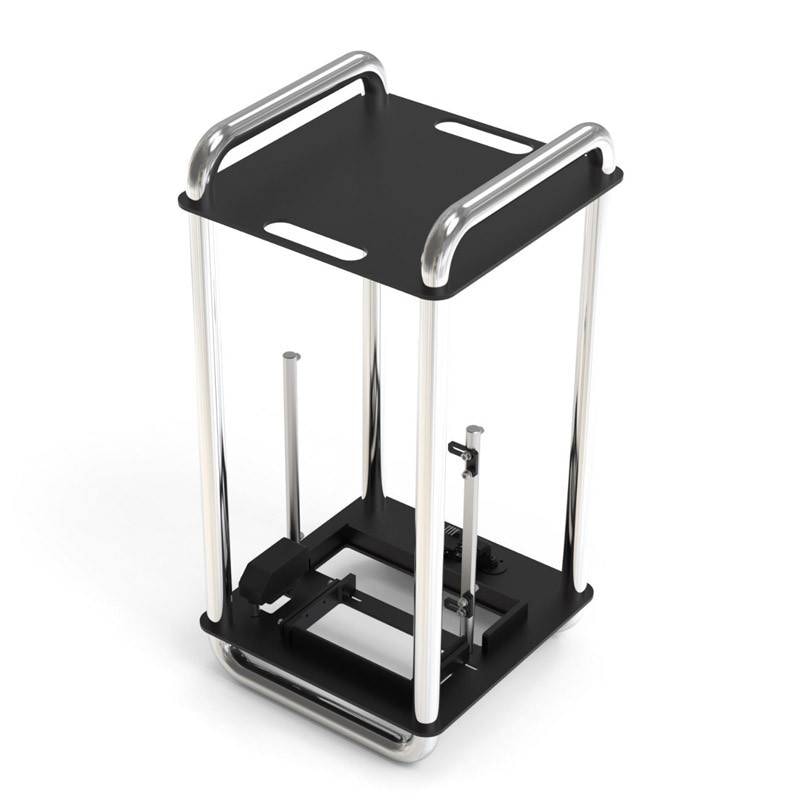 STREACOM DA6 VERTICAL OPEN FRAME ITX CASE Chrome | PCパーツ,PC