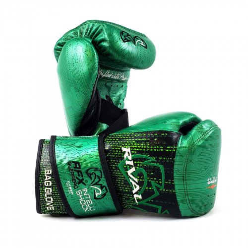 RIVAL RFX-Guerrero Intelli-Shock Bag Gloves-CYBER Edition- 緑/黒