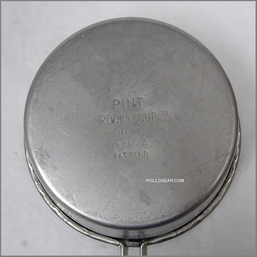 超希少品！【ロッキーカップ】ROCY CUP　1PINT　R刻印付き 1PINT ROCKY CUP™<BR>ロッキーカップ 前期型<BR>シェラカップ アメリカ