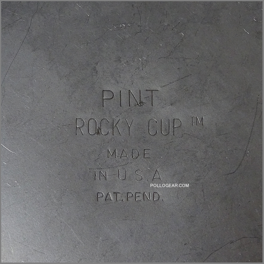 超希少品！【ロッキーカップ】ROCY CUP　1PINT　R刻印付き 1PINT ROCKY CUP™<BR>ロッキーカップ 前期型<BR>シェラカップ アメリカ