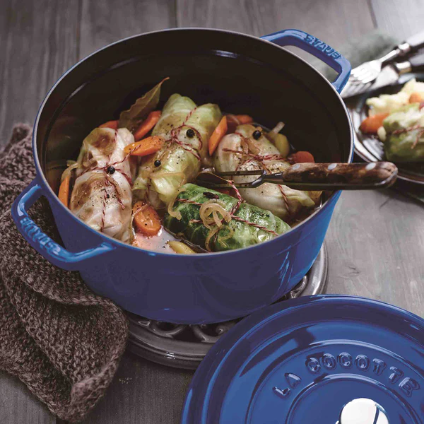 在庫限り！】STAUB(ストウブ） ピコ・ココット ラウンド 24cm ロイヤル