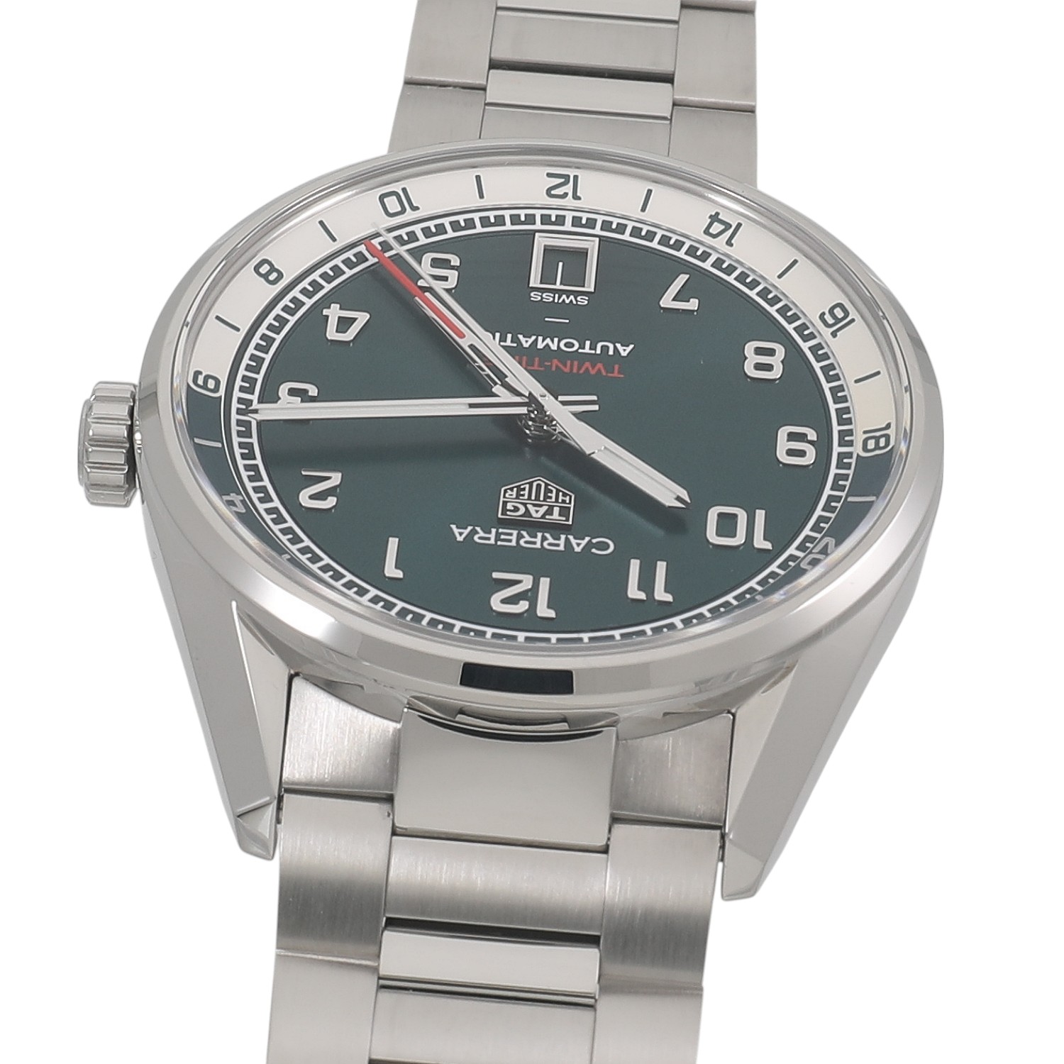 T10164 | [新品]タグホイヤー カレラ デイト ツインタイム WDA2114