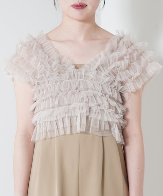 tulle vest aio dress | DRESS,PANTS DRESS | ROOM903 online