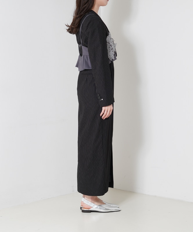 pinstripe tailored bustier dress | DRESS,DRESS | ROOM903 online