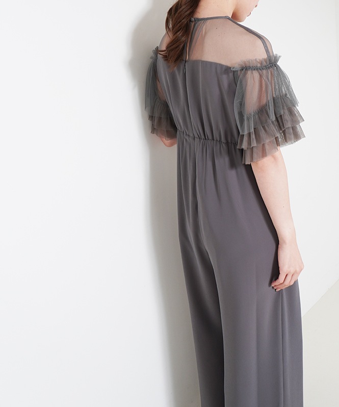 Frill laverd sleeve dress | DRESS,DRESS | ROOM903 online