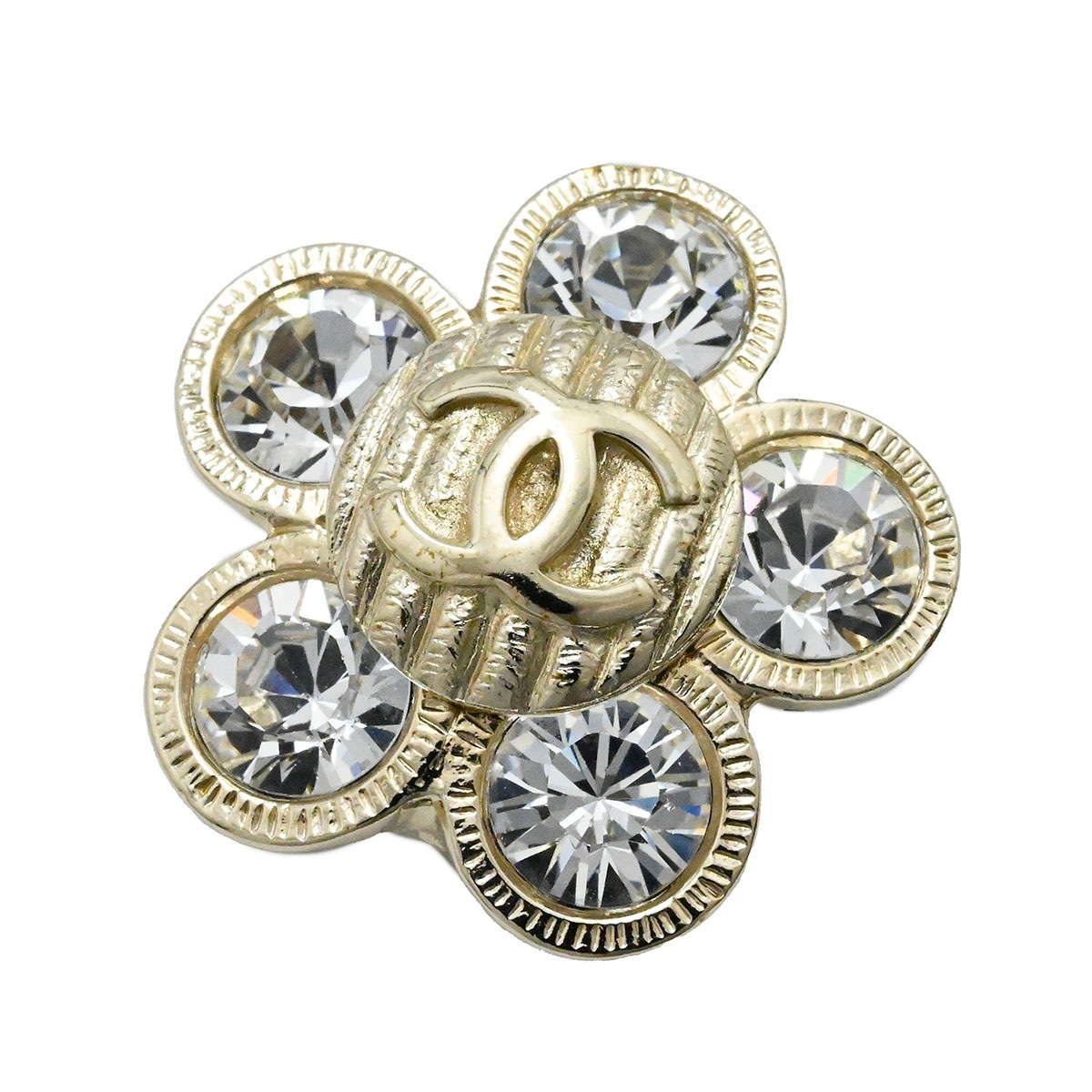 シャネル CHANEL ココマーク ビジュー GP 06A ブローチ レディース