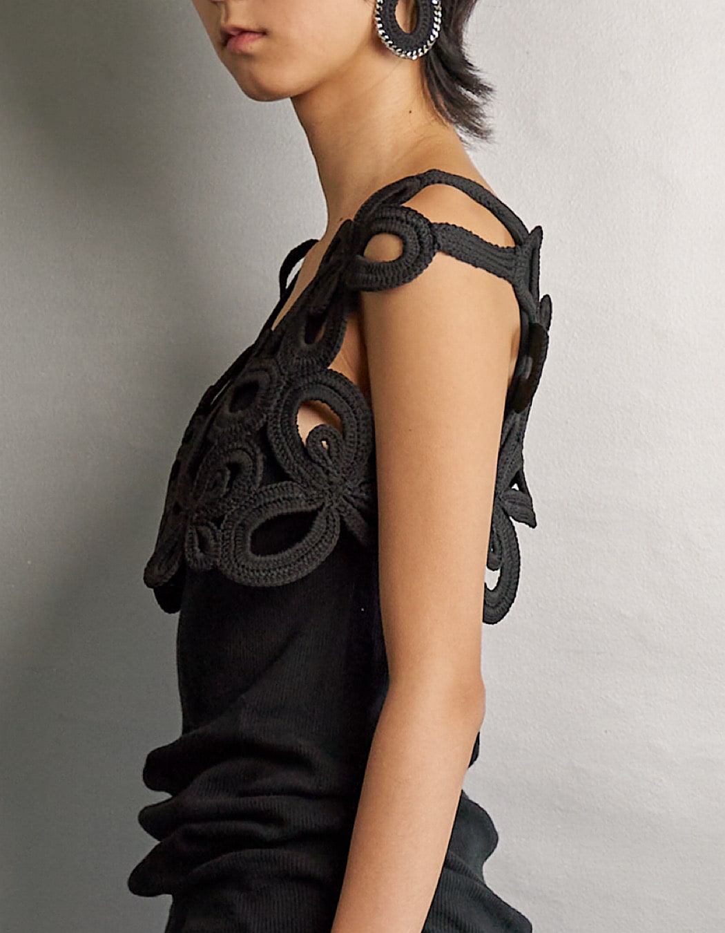 Flower Bond Yarn Harness / black | GOODS | RUMCHE OFFICIAL ONLINE