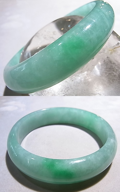 BM0261N ミャンマー産翡翠 バングルブレスレット | アクセサリー