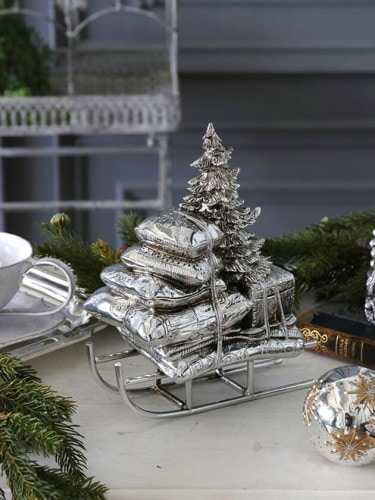 ShishiクリスマスツリーGlassシルバー
