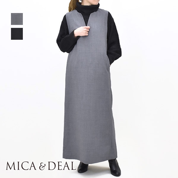セール/50%OFF】MICA&DEAL マイカアンドディール キーネックジャンパー