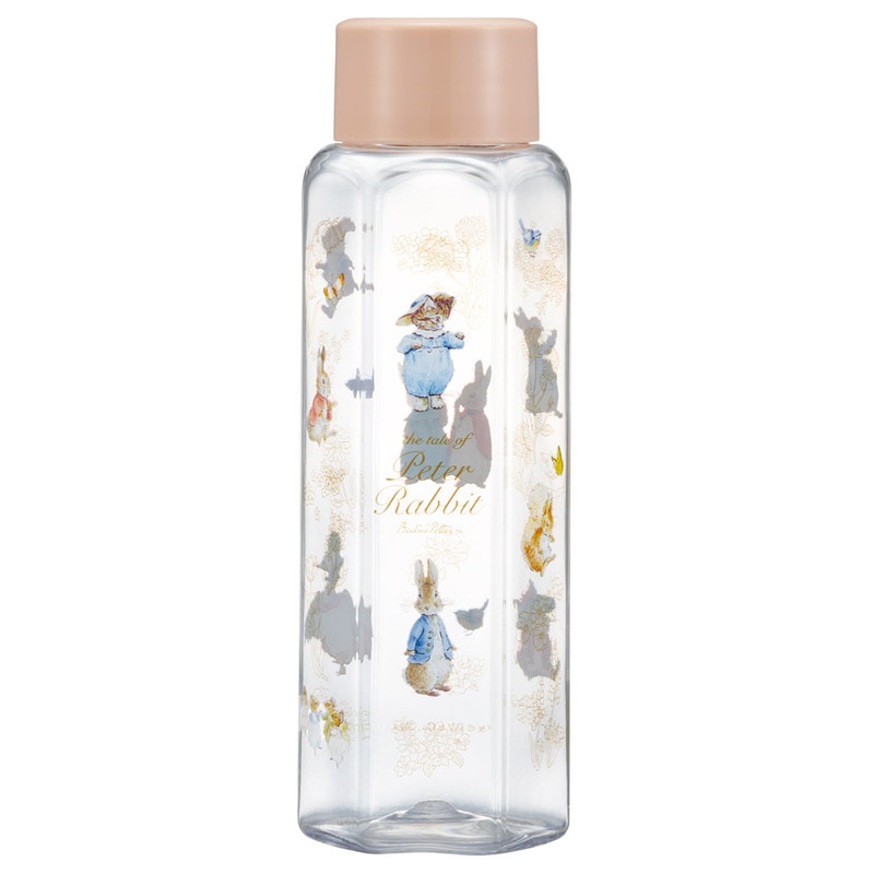 六角形 水筒 プラスチック 350ml ブロー ボトル 大人 キッズ 子供 直