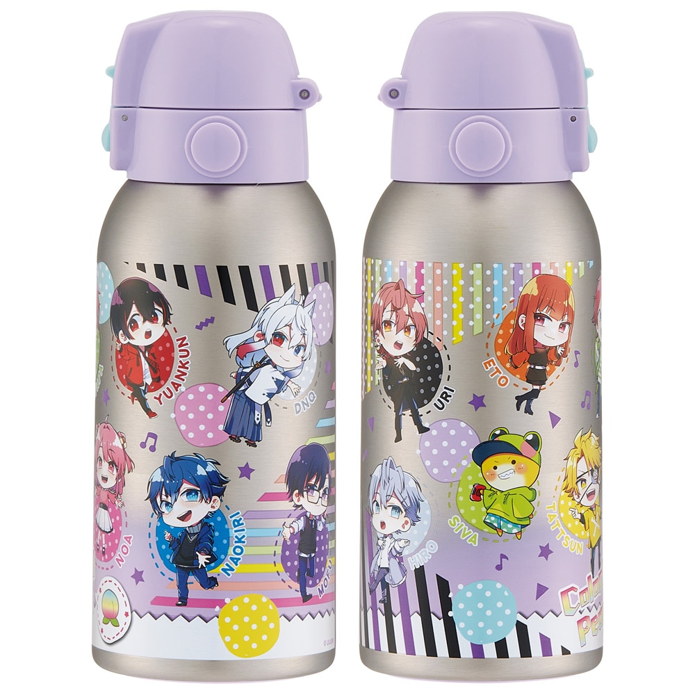 直飲みダイレクトステンレスボトル 600ml カラフルピーチ25