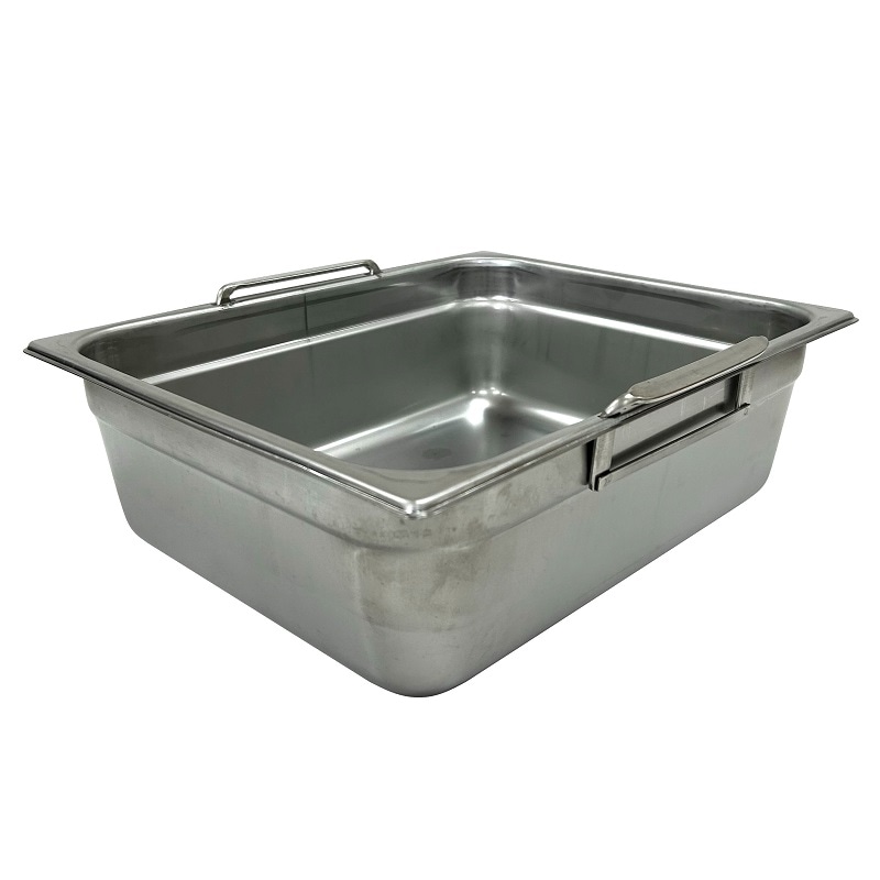 18-8 可動取手付スーパーデラックスパン 1/2サイズ 深さ100mm SH