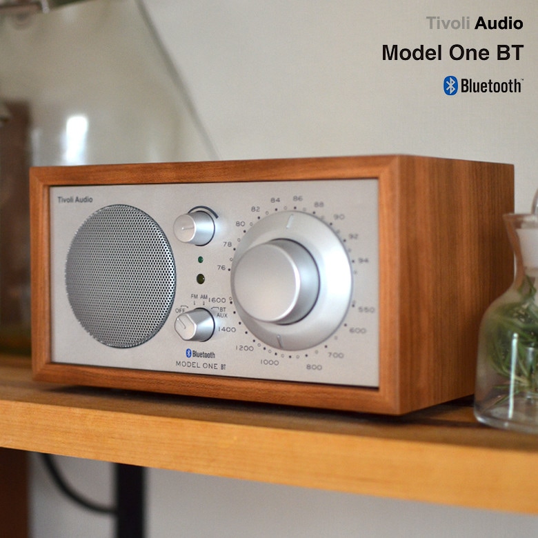 Tivoli Audio 】Model One BT 【チェリー／シルバー】モデルワン