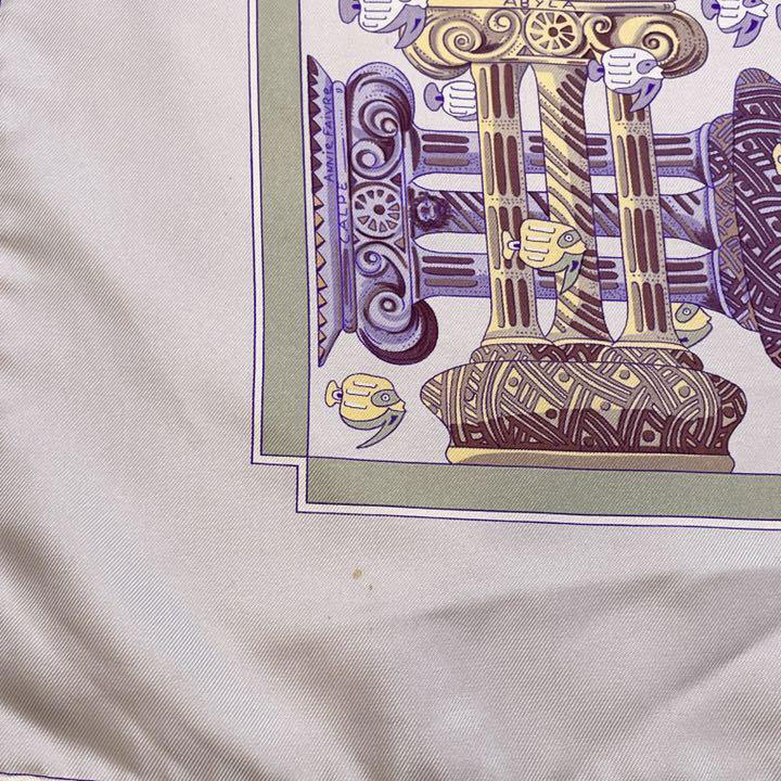 HERMES エルメス スカーフ カレ90 『RENCONTRE OCEANE(大西洋の出会い