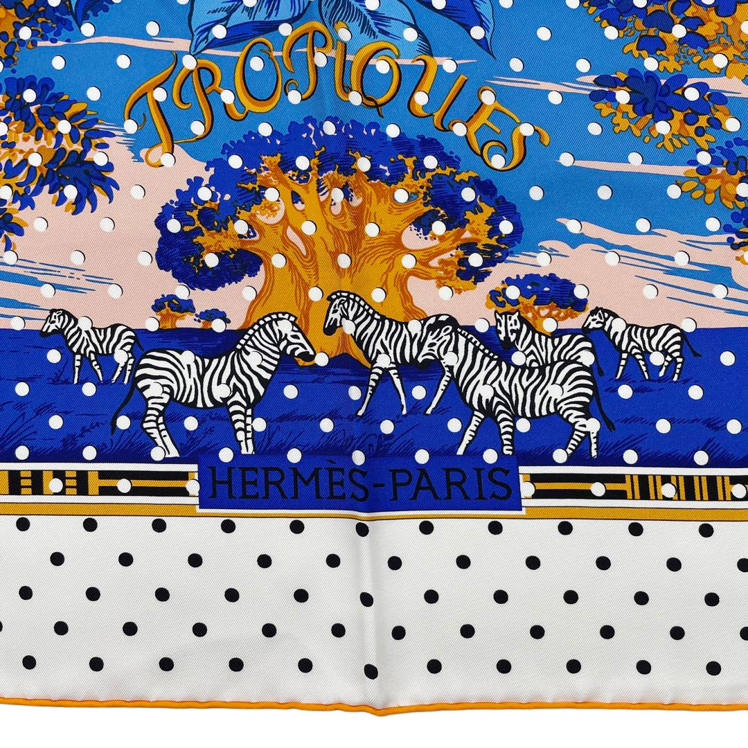 HERMES エルメス スカーフ ショール カレ140『TROPIQUES(トロピカル