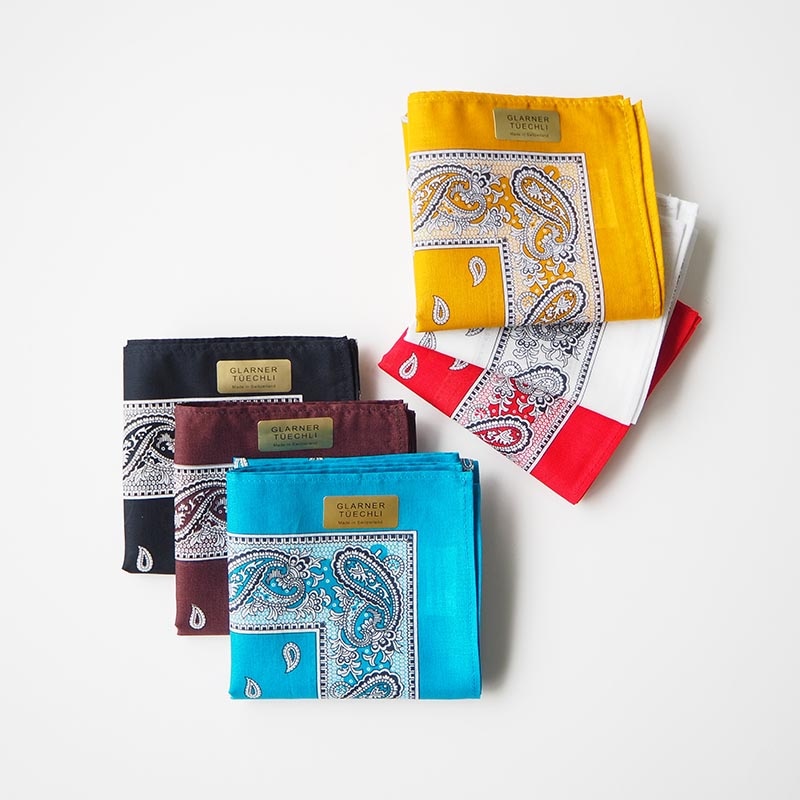 Blumer ブリュメル bandana バンダナ paisley ペイズリー柄 コーヒー