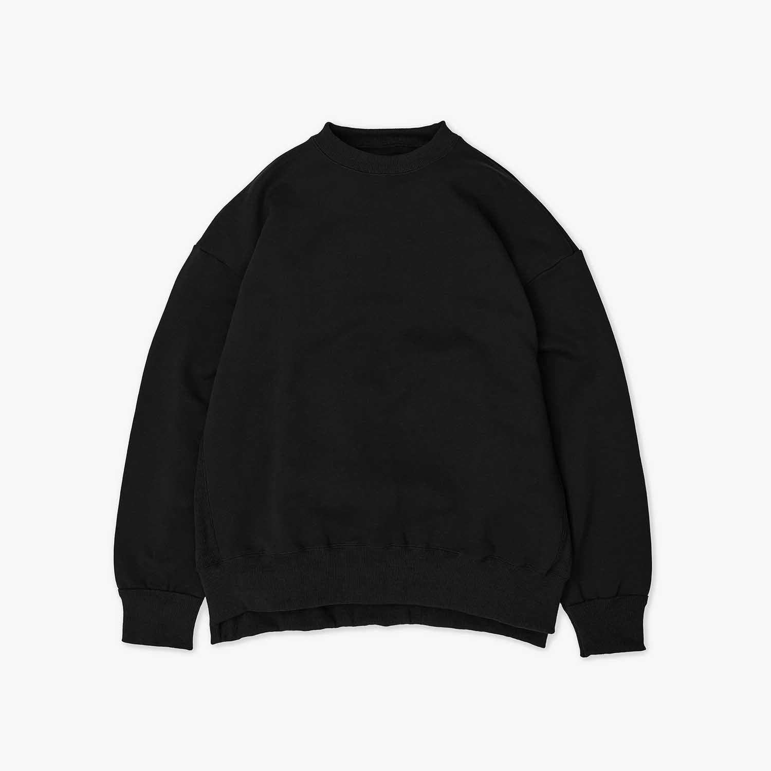 UNTRACE アントレース _172 クルーネックスウェット BLACK