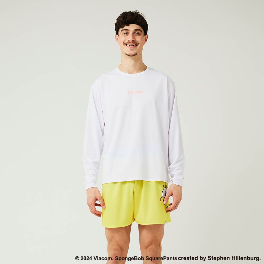 30%OFF価格】ロングスリーブTシャツ スポンジ・ボブ ビッグフェイス