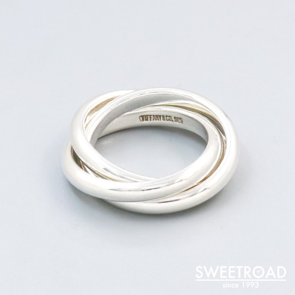 TIFFANY＆Co. ティファニー トリニティリング 925シルバー 11号 w