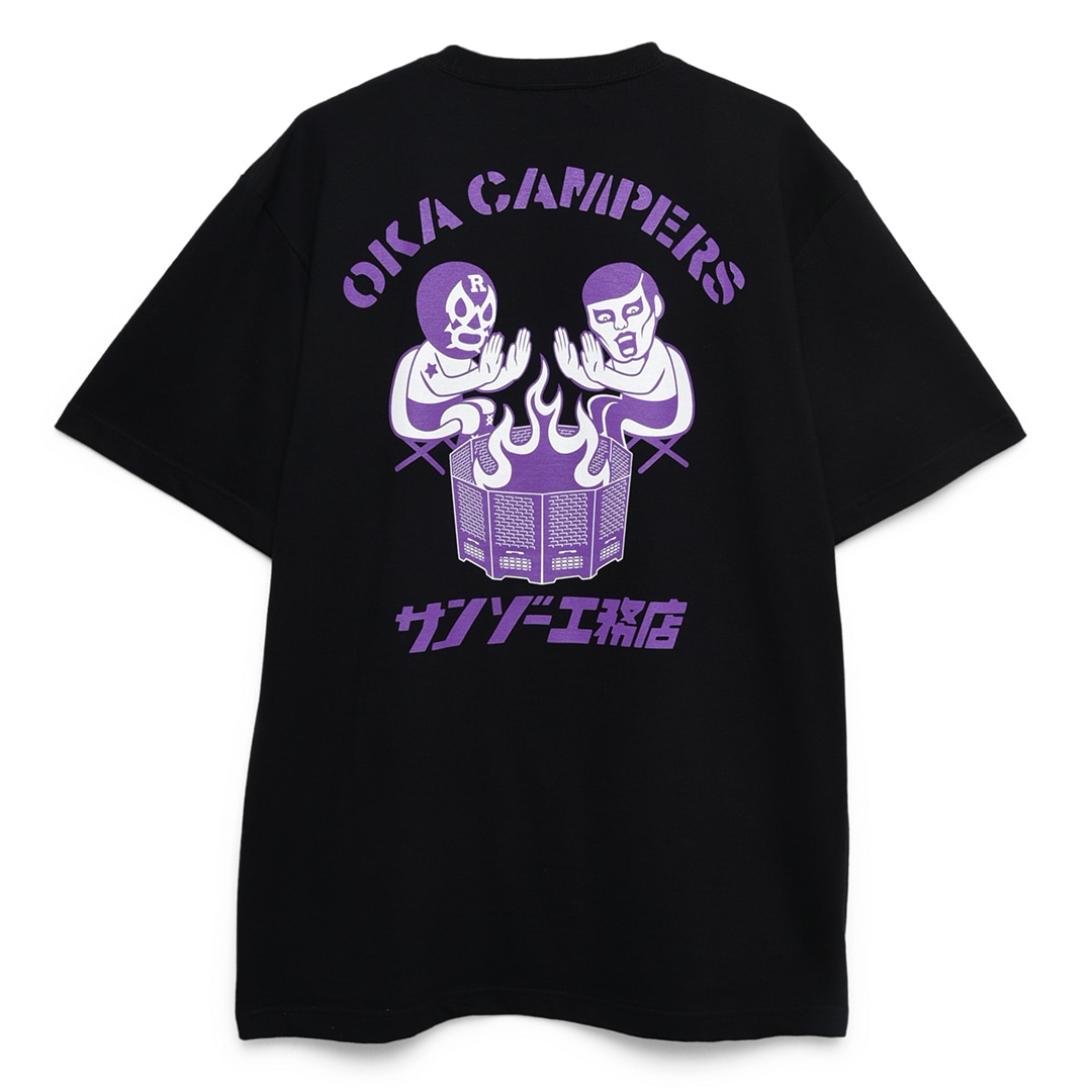 丘キャンパーズxサンゾー工務店］焚き火TEE | ALL ITEMS,COLLABO ITEMS